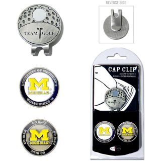 Team Golf University of Michigan Wolverines 2 Marker Cap Clip (637556222473)