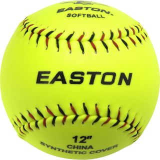 EASTON 12 inch Softball Training Ball, Neon