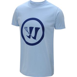 WARRIOR Mens Crease Logo Short Sleeve T Shirt   Size Xl, Carolina Blue