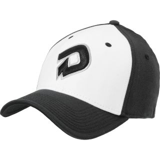 DEMARINI Postgame Classic D Stretch Fit Hat   Size L/xl, White/black