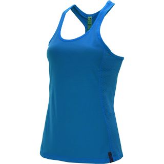 UNDER ARMOUR Womens Fly By Stretch Mesh Tank Top   Size Xl, Electric