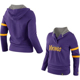 NIKE Womens Minnesota Vikings Play Action Hoody   Size XS/Extra Small,