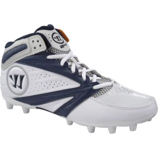 WARRIOR Mens Second Degree 3.0 Lacrosse Cleats   Size 9.5, White/navy