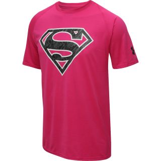 UNDER ARMOUR Mens Alter Ego Superman HeatGear Short Sleeve T Shirt   Size