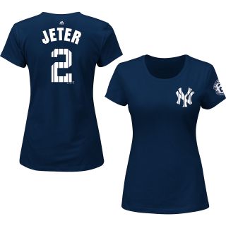MAJESTIC ATHLETIC Womens New York Yankees Derek Jeter Home Name And Number T 