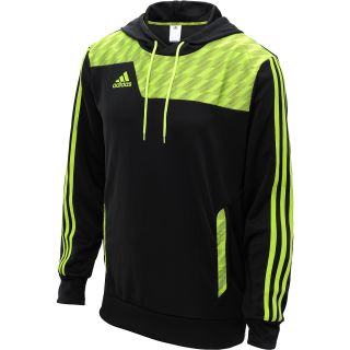 adidas Mens Speedtrick Pullover Soccer Hoodie   Size Xl, Black/green