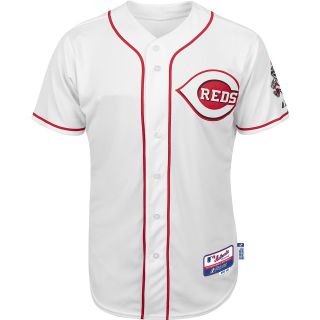 Majestic Athletic Cincinnati Reds Blank Authentic Home Cool Base Jersey   Size