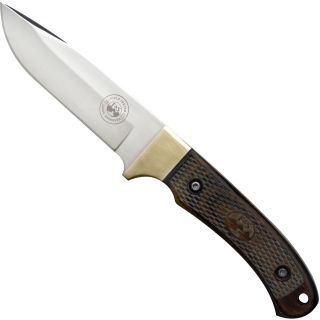 Field & Stream 8.25 Inch Fixed Blade Knife w/ Leather Sheath (25 FS2607)