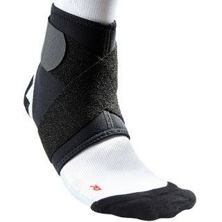 McDavid Ankle Sleeve with Figure 8 Straps   Size XL/Extra Large, Black (432R B 
