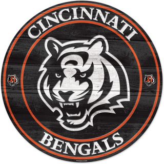 Wincraft Cincinnati Bengals Round Wooden Sign (56517011)