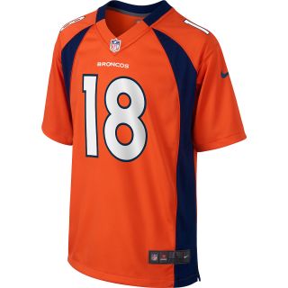 NIKE Youth Denver Broncos Peyton Manning Game Team Color Jersey   Size Xl