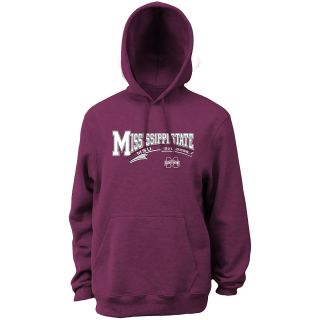 Classic Mens Mississippi State Bulldogs Hooded Sweatshirt   Maroon   Size