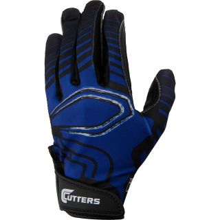 CUTTERS Youth S250 Rev Football Receiver Gloves   Size Small, Royal