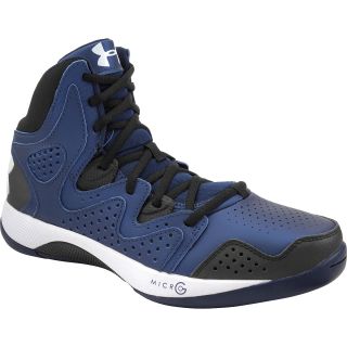 UNDER ARMOUR Mens Micro G Torch 2 Mid Basketball Shoes   Size 9, Midnight Navy