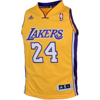 adidas Youth Los Angeles Lakers Kobe Bryant Revolution 30 Swingman Road Jersey  