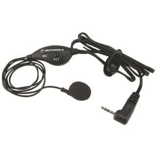 Motorola Single Pin Accessory Earbud With PTT Microphone Fits Most Models