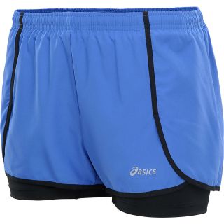 ASICS Womens Diana Core Running Shorts   Size Medium, Dazzle Blue