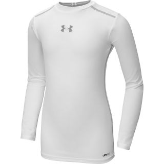 UNDER ARMOUR Boys HeatGear Sonic Fitted Long Sleeve Top   Size Small,