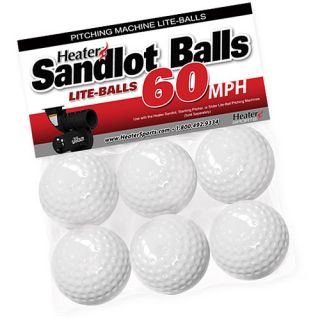 Trend Sports 60 MPH Sandlot Balls   6 Pack (SLW14)