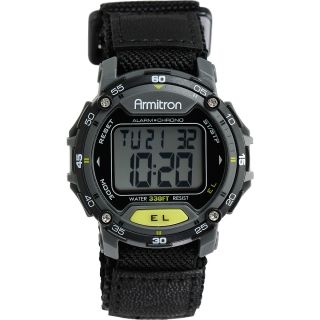 ARMITRON Mens 40/8291 Sport Watch, Black/yellow