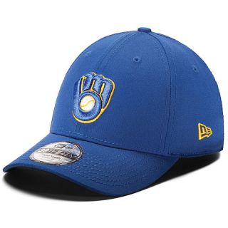 NEW ERA Youth Milwaukee Brewers Tie Breaker 39THIRTY Structured Stretch Fit Cap
