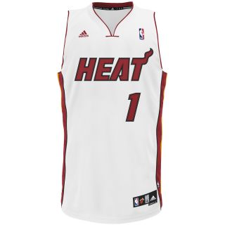 adidas Youth Miami Heat Chris Bosh Revolution 30 Swingman Home Jersey   Size