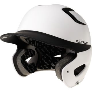 EASTON Natural Grip Two Tone Batting Helmet   Size Sr, White/black