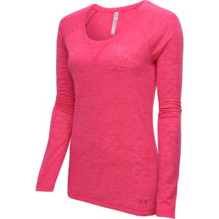 UNDER ARMOUR Womens Ultimate Burnout Long Sleeve T Shirt   Size Xl, Pinkadelic
