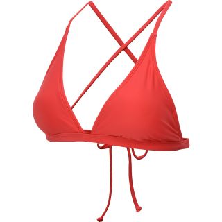 BODY GLOVE Womens Smoothies Triangle Swimsuit Top   Size Xl, Scarlet