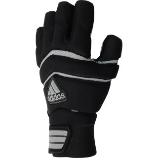 adidas Adult Big Ugly 0.5 Half Finger Lineman Football Gloves   Size Medium,