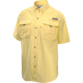 COLUMBIA Mens Bahama II Short Sleeve Shirt   Size 3xl, Sunlit Yellow