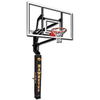 Goalsetter Iowa Hawkeyes Basketball Pole Pad, Black (PC824IAD)