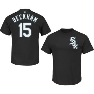 MAJESTIC ATHLETIC Mens Chicago White Sox Gordon Beckham Player Name And Number