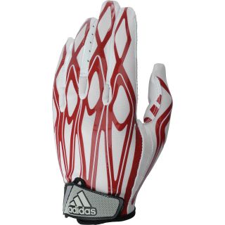 adidas Adult FilthyQuick Football Gloves   Size Large, White/red