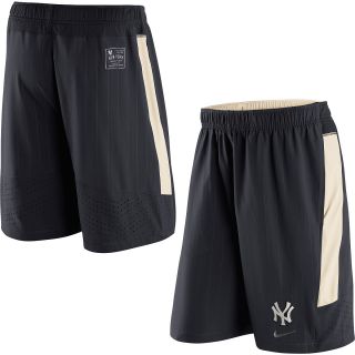 NIKE Mens New York Yankees 1.4 Speed Vent Shorts   Size Small, Navy