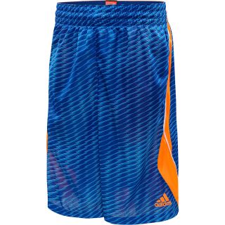 adidas Mens Prime Shockwave Basketball Shorts   Size Large, Blue/white