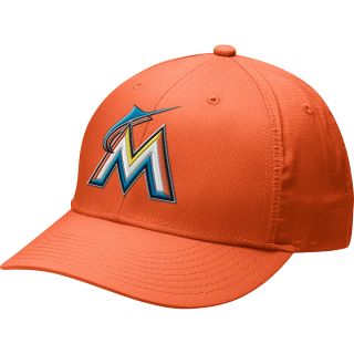 NIKE Mens Miami Marlins MLB Dri FIT Practice Cap 12, Orange