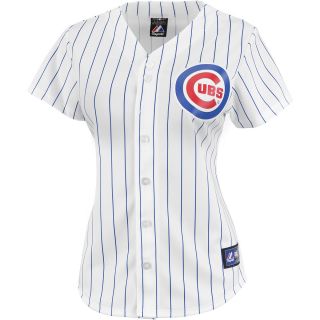 Majestic Athletic Chicago Cubs Womens Blank Replica Home Jersey   Size