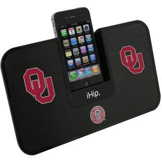 iHip Oklahoma Sooners Portable Premium Idock with Remote Control (HPCOKLIDP)