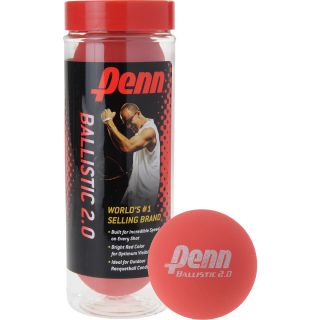 PENN Ballistic 2.0 Racquetballs   3 Pack   Size 3 pack, Red