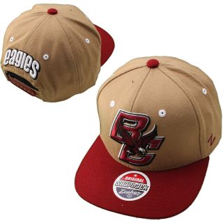 Zephyr Boston College Eagles Refresh 32/5/619 Adjustable Hat   Khaki/Cardinal