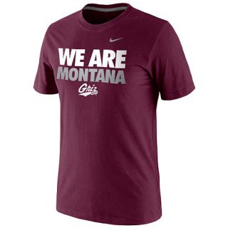 NIKE Mens Montana Grizzlies We Are Montana Classic Short Sleeve T Shirt   Size