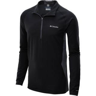 COLUMBIA Mens Freeze Degree Half Zip Pullover   Size 2xl, Black/graphite