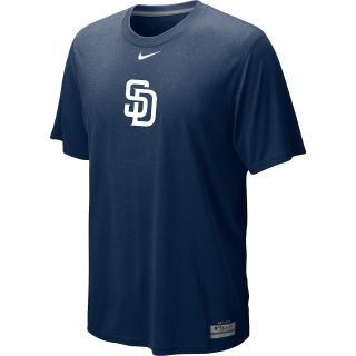 NIKE Mens San Diego Padres AC Dri Fit Logo Legend Short Sleeve T Shirt   Size