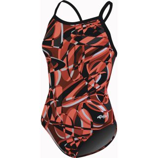 Dolfin Domino V2 Back Swimsuit Womens   Size 32, Domino Red (9565C 386 32)