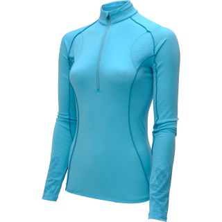 ICEBREAKER Womens Flash 1/2 Zip Long Sleeve Shirt   Size XS/Extra Small,
