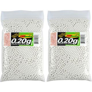 TSD Tactical White 5000 count BBs   Choose Size   Size .23 Grams, White