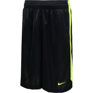 NIKE Mens Layup Basketball Shorts   Size Medium, Black/volt