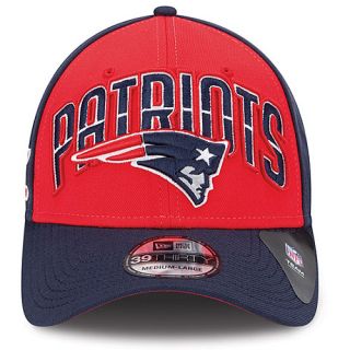 NEW ERA Mens New England Patriots Draft 39THIRTY Stretch Fit Cap   Size S/m,
