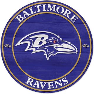 Wincraft Baltimore Ravens Round Wooden Sign (56417011)